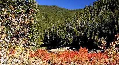 Glacier Lake in the Goat Rocks Wilderness