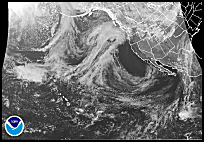 NE Pacific Visible Satellite Loop